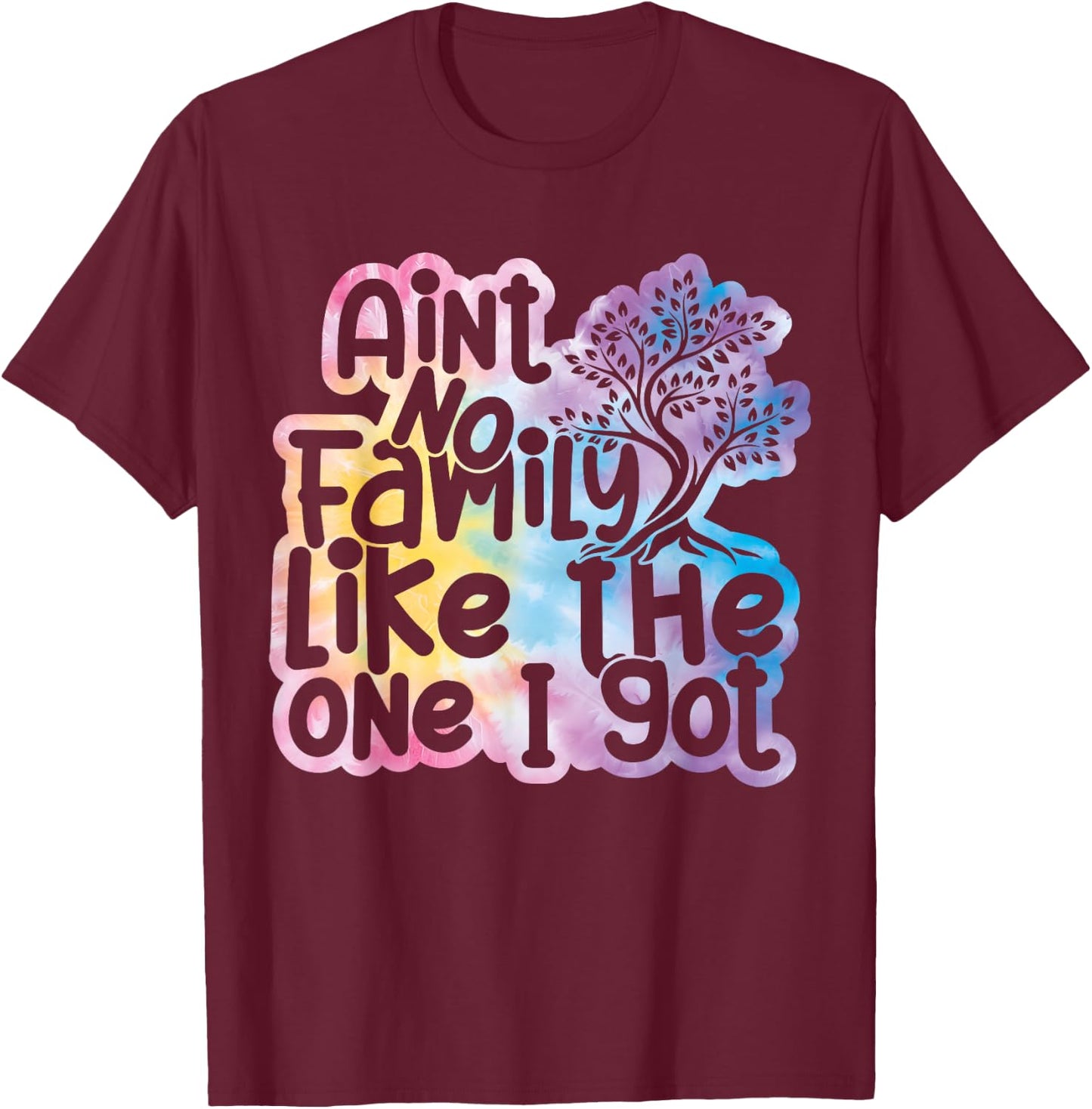 Ain't No Family Like The One I Got Funny Family Reunion 2026 T-Shirt - T-Shirt | Maroon
