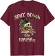 Spill Blood Not Whiskey Irish Drinking Skull Bones Drinker's T-Shirt - T-Shirt | Maroon