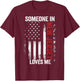 Someone In New Jersey Loves Me T-Shirt - T-Shirt | Maroon