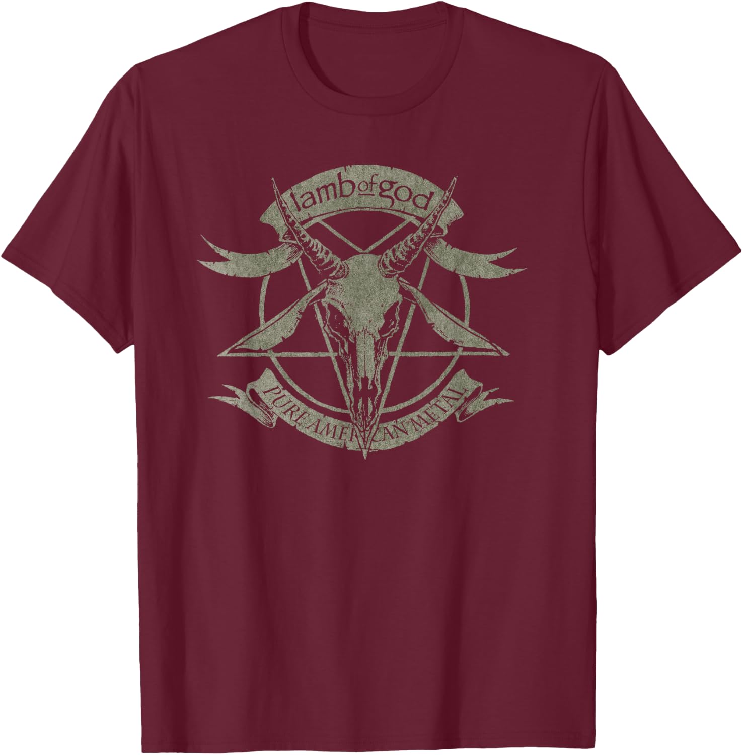 Lamb of God – Divine Influence T-Shirt - T-Shirt | Maroon