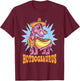 Funny Dinosaur Hot Dog | Hotdogsaurus T-Shirt - T-Shirt | Maroon