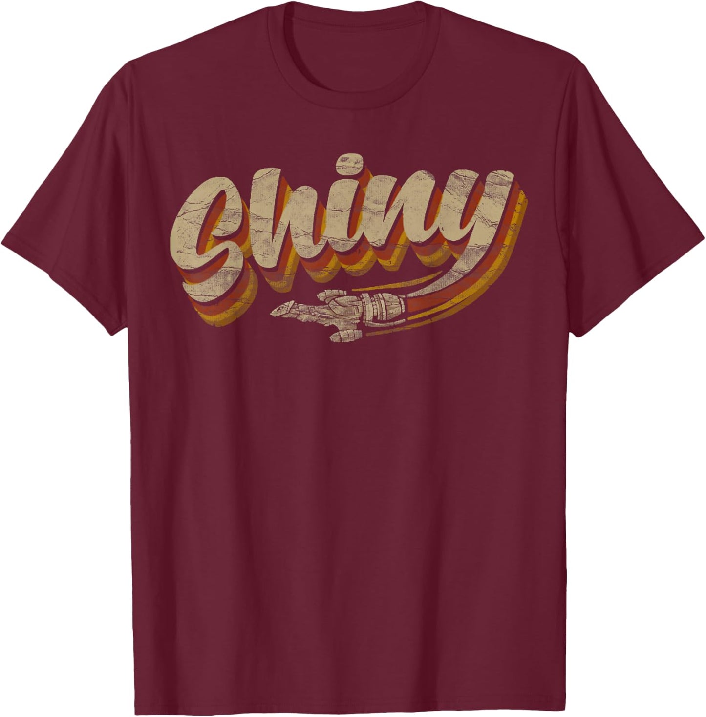Vintage Retro Shiny Since 2002 Vintage Firefly Serenity T-Shirt - T-Shirt | Maroon