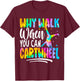 Cartwheel Gymnast Girl Tie Dye Gymnastic Girl Tumbling T-Shirt - T-Shirt | Maroon
