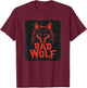 Cool Halloween Wolf Costume for Bad Wolf Lovers T-Shirt - T-Shirt | Maroon