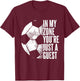 Defender Soccer Goalie Goaltender T-Shirt - T-Shirt | Maroon