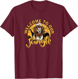 Welcome to Our Jungle T-Shirt - T-Shirt | Maroon