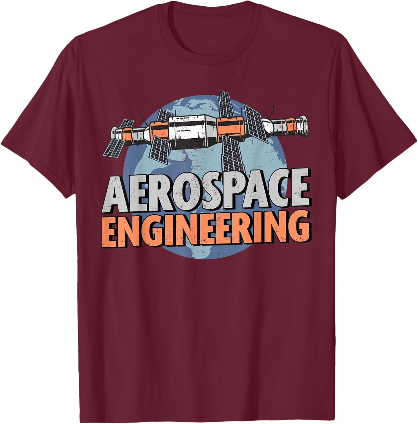 Aerospace Engineer Graphic Aerospace Engineering T-Shirt - T-Shirt | Maroon