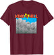 King of The Hill Iconic Rushmore Group Shot Big Chest Logo T-Shirt - T-Shirt | Maroon