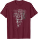 Fireman American Flag US Firefighter T-Shirt - T-Shirt | Maroon