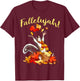 Squirrel Fallelujah Ladies T-Shirt - T-Shirt | Maroon