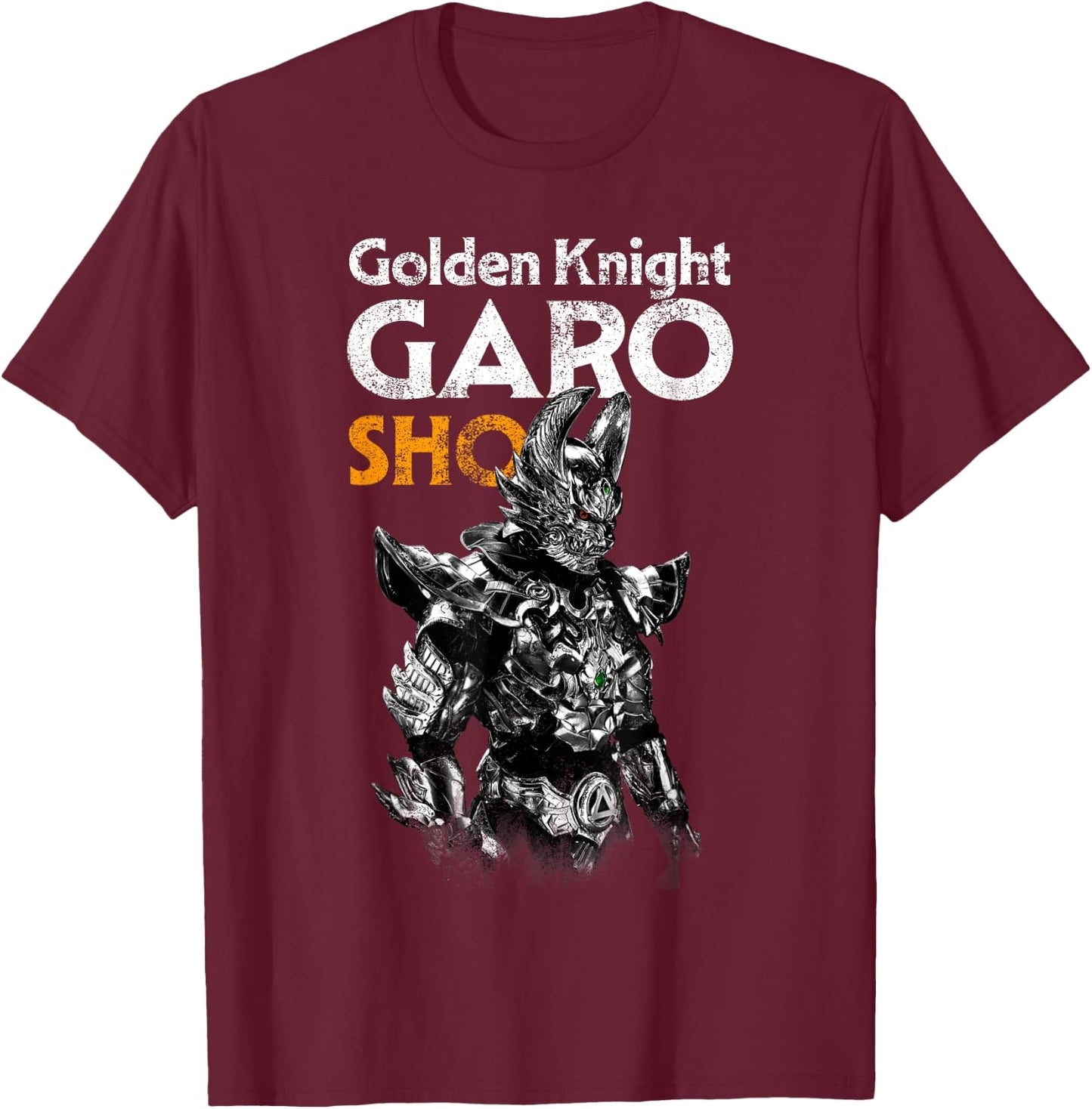 【GARO】Golden Knight Garo Sho T-Shirt - T-Shirt | Maroon