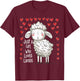 Cute Lamb Lovers Gift Girls Just A Girl Who Loves Lambs T-Shirt - T-Shirt | Maroon