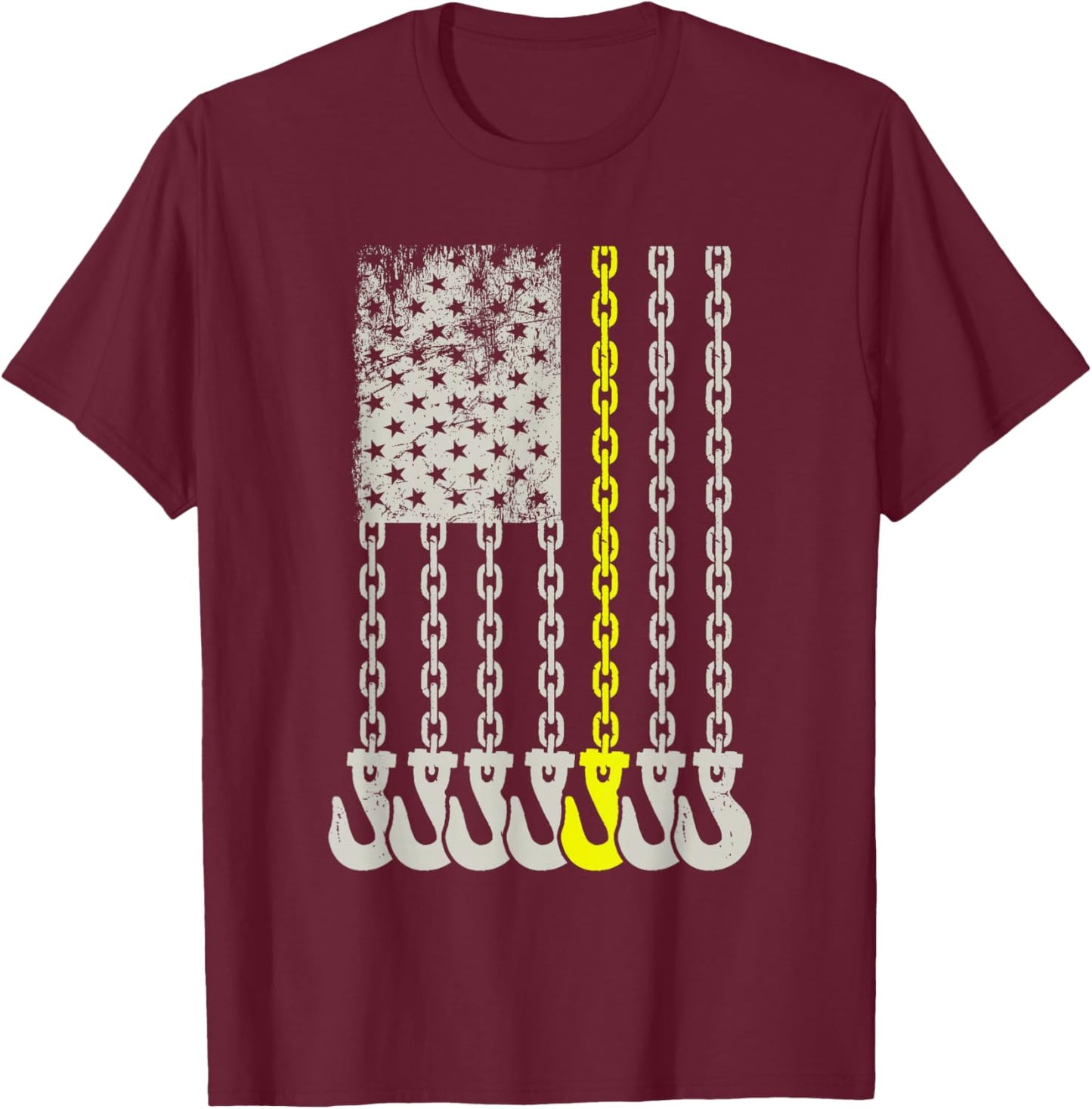 Tow Truck Driver Tow Truck Operator Towing Wrecker T-Shirt - T-Shirt | Maroon