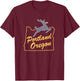 Portland Oregon T-Shirt - T-Shirt | Maroon