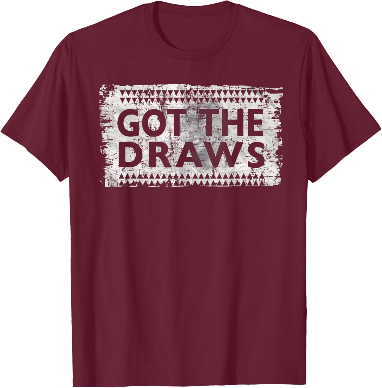 Got The Draws Vintage Martin T-Shirt - T-Shirt | Maroon