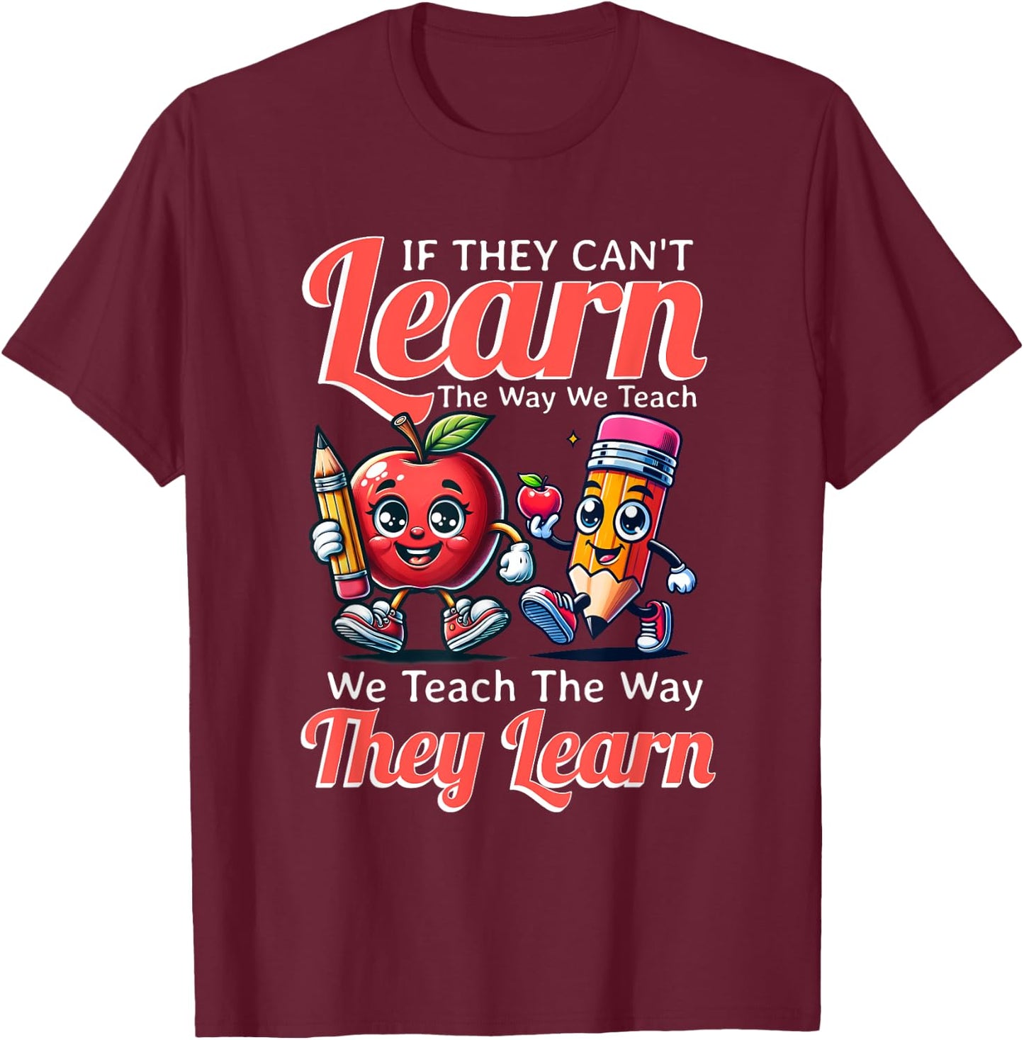 Special Education Teacher Life Educator Teaching SPED T-Shirt - T-Shirt | Maroon