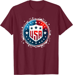 Basketball USA 2024 USA Team T-Shirt - T-Shirt | Maroon