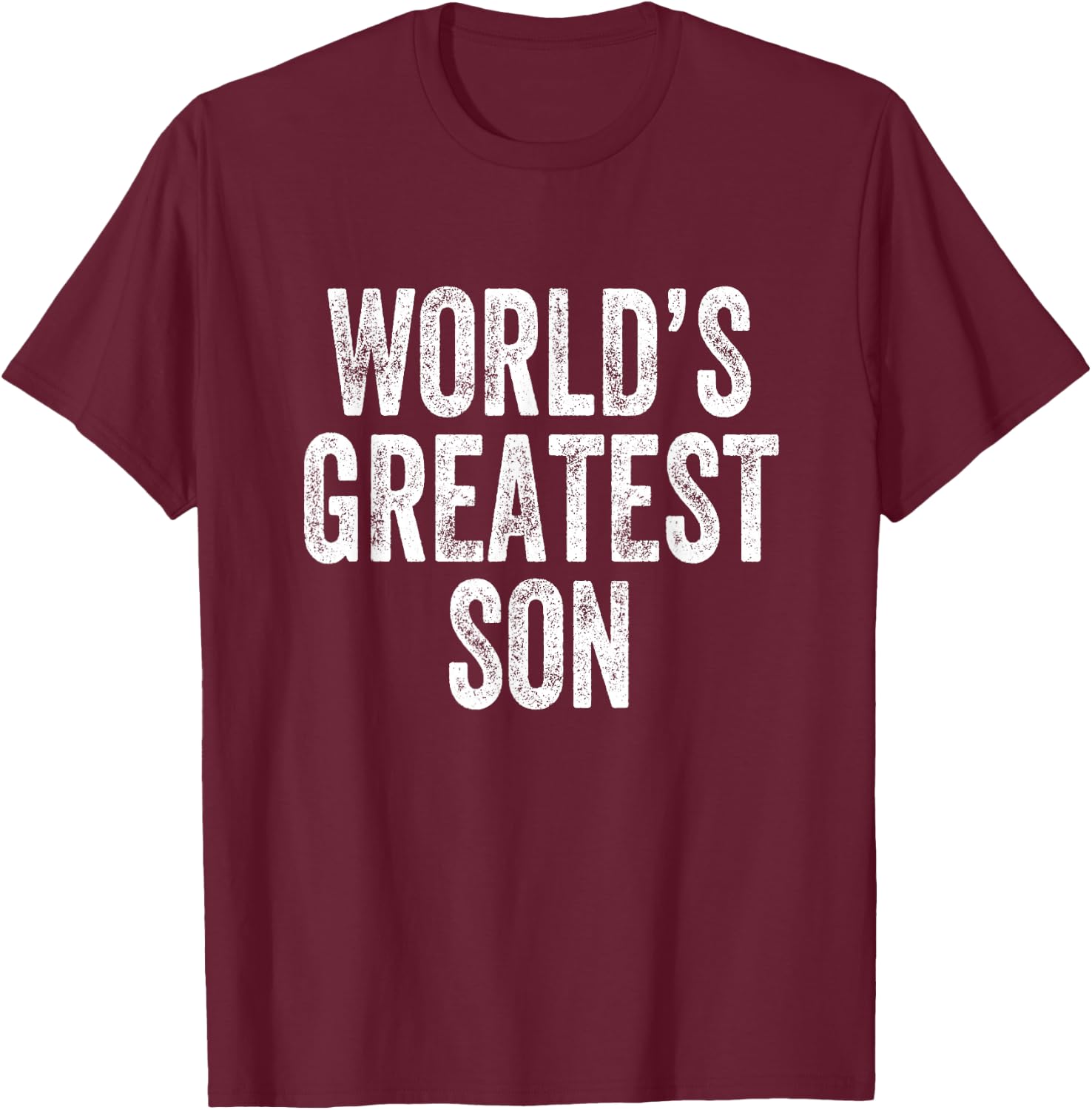 World's Greatest Son T-Shirt - T-Shirt | Maroon