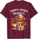 Golden Retriever Dog pumpkin spice Happy Fall Yall autumn T-Shirt - T-Shirt | Maroon