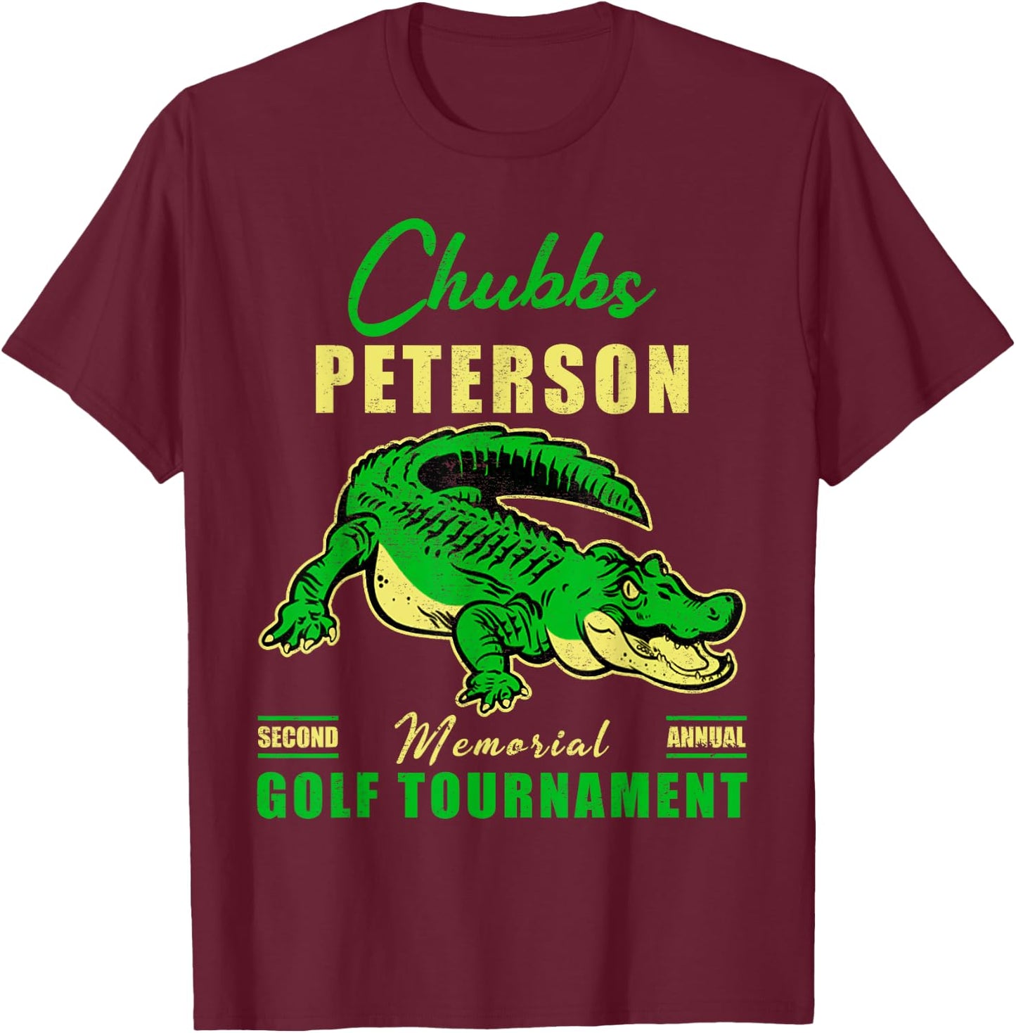 Chubbs Funny Animal Vintage Sports Movies Awesome Golfs T-Shirt - T-Shirt | Maroon