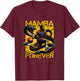 Driven by Mentality Basketball Player ON Yellow Ground T-Shirt - T-Shirt | Maroon