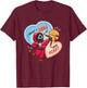 Squid Game Valentine's Day I Want a Shot At Your Heart Logo T-Shirt - T-Shirt | Maroon