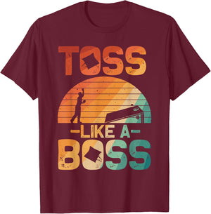 Best Cornhole Design Women Lawn Game Cornhole Lover T-Shirt - T-Shirt | Maroon