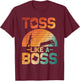 Best Cornhole Design Women Lawn Game Cornhole Lover T-Shirt - T-Shirt | Maroon