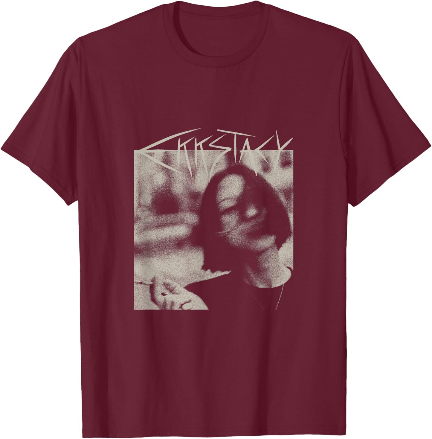 Ekkstacy - Official Merchandise - Blur T-Shirt - T-Shirt | Maroon