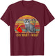 Vintage Retro I Do What I Want My Black Cat Lovers T-Shirt - T-Shirt | Maroon