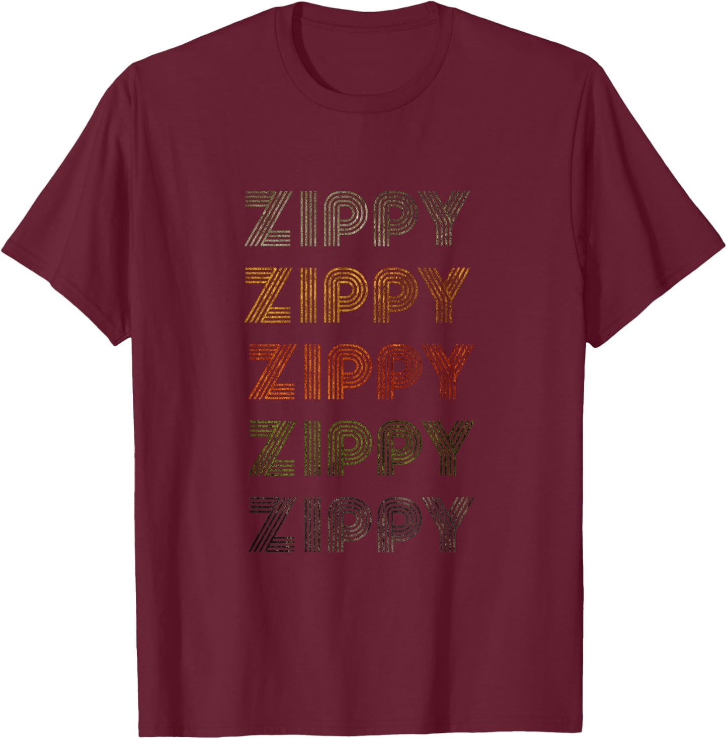Love Heart Zippy Grunge Vintage Style Black Zippy T-Shirt - T-Shirt | Maroon