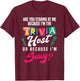 Funny Trivia night Host T-Shirt - T-Shirt | Maroon
