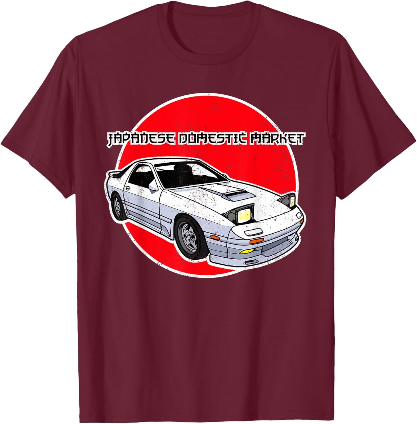 JDM Japan Motorsport Tuning Car Legend 90s T-Shirt - T-Shirt | Maroon