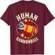 Circus Shirt -Human Cannonball Costume - Human Cannonball T-Shirt - T-Shirt | Maroon