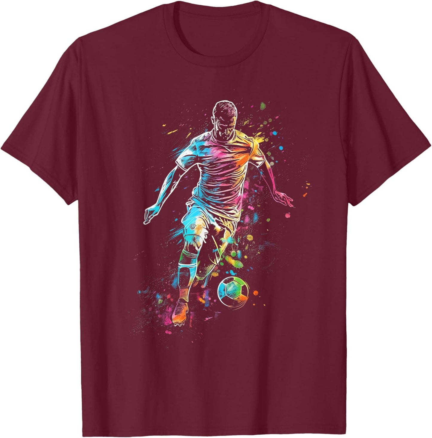 Soccer Player T-Shirt - T-Shirt | Maroon