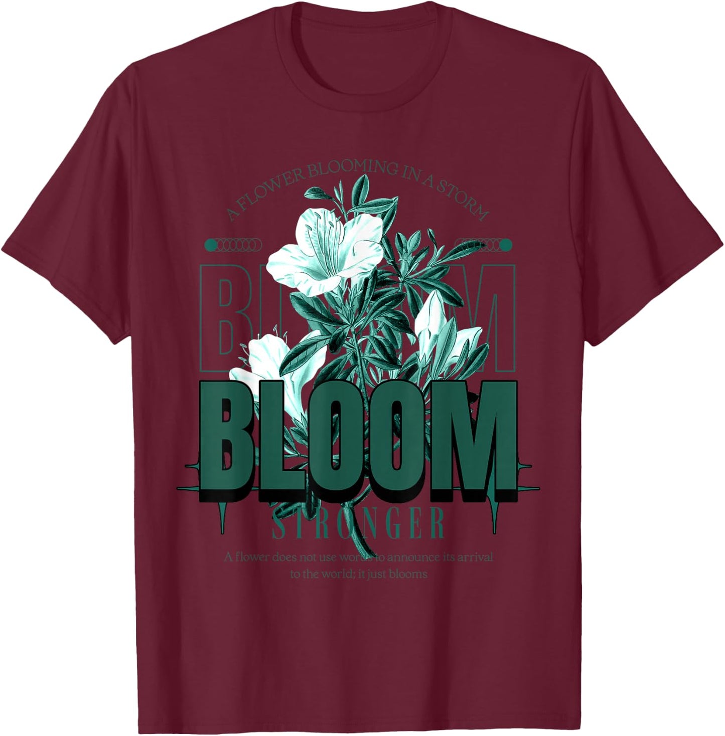 Bloom Stronger Oxidized Green 4s Matching Women T-Shirt - T-Shirt | Maroon