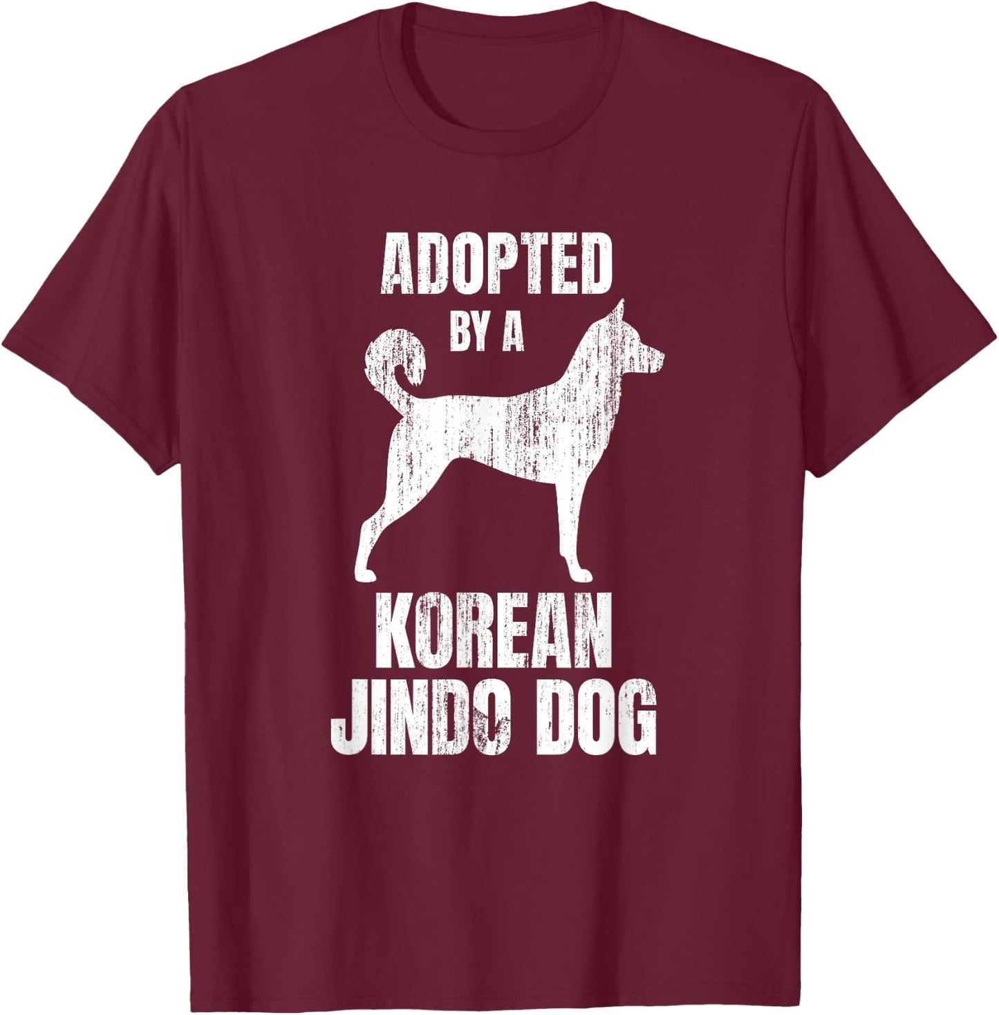 Korean Jindo - Funny Dog Lover T-Shirt - T-Shirt | Maroon