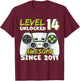 14 Year Old BDay Decorations Son Boy 14yr 2011 14th Birthday T-Shirt - T-Shirt | Maroon
