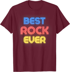 Best Rock Ever - Funny Rock Name Rock T-Shirt - T-Shirt | Maroon