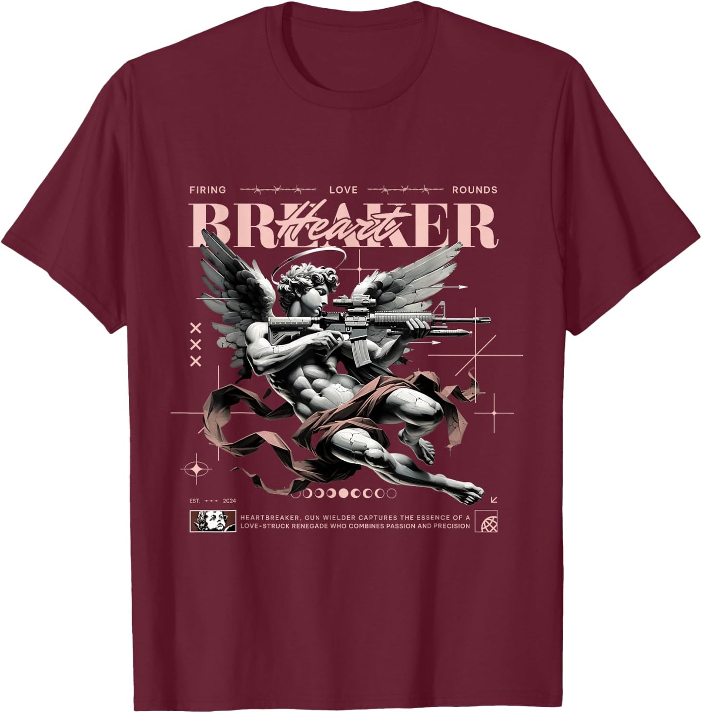 Heart Breaker Legend Pink 11s Matching Women T-Shirt - T-Shirt | Maroon
