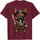 French Bulldog Pirate Dog Halloween Party Men Women Kids T-Shirt - T-Shirt | Maroon