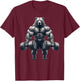 Bear Powerlifting Weightlifting Gym Workout T-Shirt - T-Shirt | Maroon