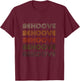 Love Heart Behoove Grunge Vintage Style Black Behoove T-Shirt - T-Shirt | Maroon