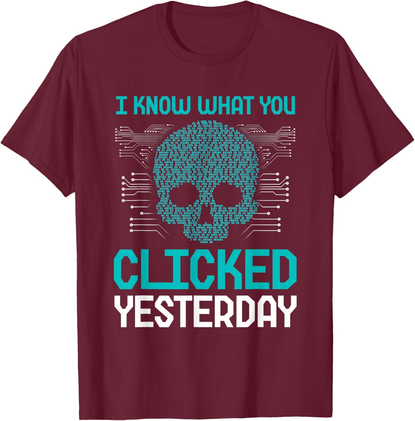 Cyber security Professional Funny IT Security Ethical hacker T-Shirt - T-Shirt | Maroon