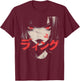 Goth Grunge Demon Anime Girl Waifu Horror Alt Aesthetic T-Shirt - T-Shirt | Maroon
