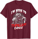 Zombie Undead Halloween Thriller Dance Trick Or Treat T-Shirt - T-Shirt | Maroon