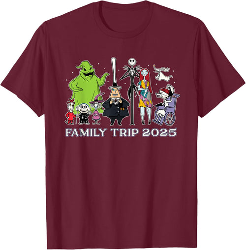 Disney The Nightmare Before Christmas Stars Family Trip 2025