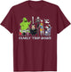 Disney The Nightmare Before Christmas Stars Family Trip 2025 T-Shirt - T-Shirt | Maroon