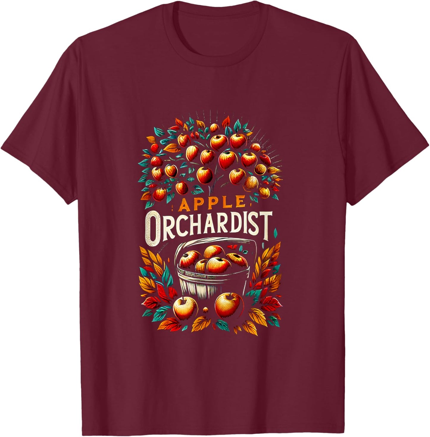 Apple Orchardist T-Shirt - T-Shirt | Maroon