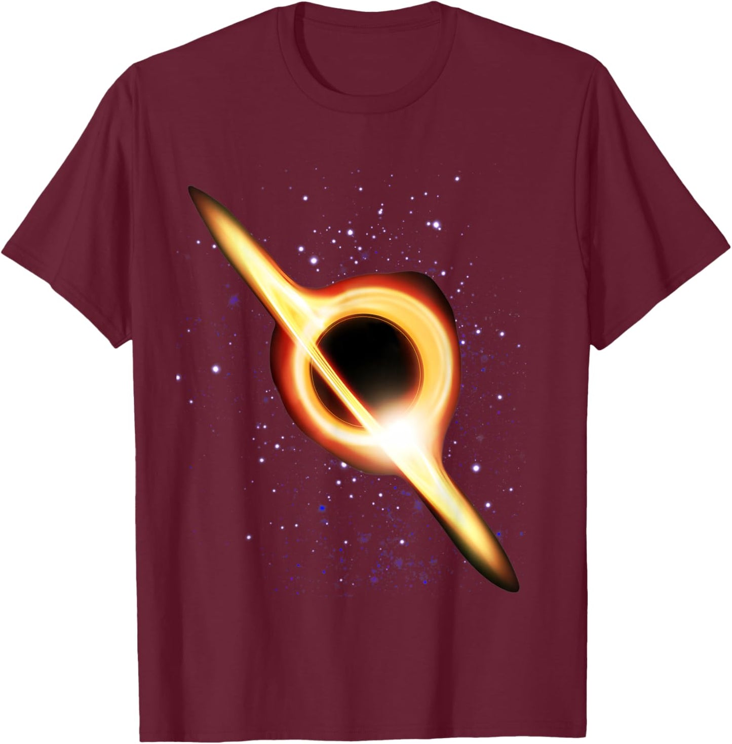 Black Holes in Space T-Shirt - T-Shirt | Maroon